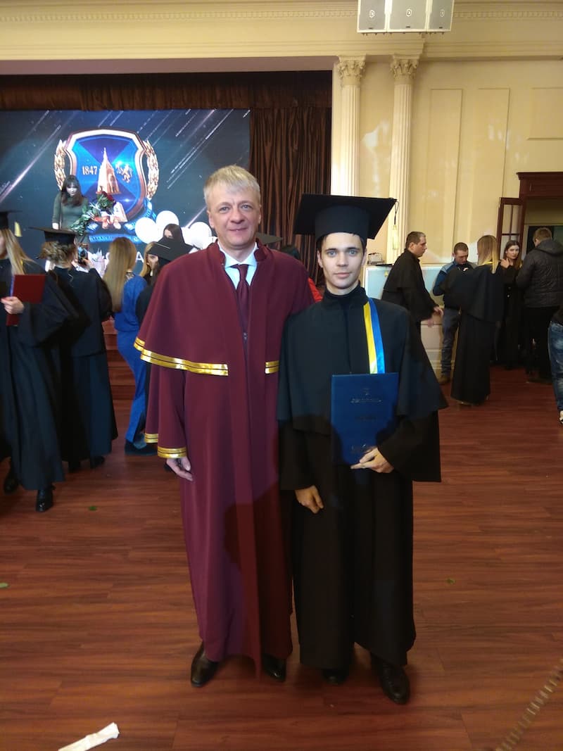 Anatolii Ovcharuk - Masters of National University Odessa Law Academy.